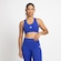 Top Fitness sem Bojo adidas Média Sustentação Treino Básico Adulto AZUL