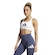 Top Fitness sem Bojo adidas Média Sustentação Powerreact Big Logo Adulto BRANCO