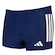 Sunga Boxer Adulto adidas 3 Listras AZUL ESC/BRANCO