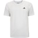 Camiseta Masculina adidas Manga Curta Own The Run 3 Listras BRANCO