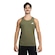 Camiseta Regata Masculina adidas Own The Run 3 Listras VERDE ESCURO