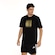 Camiseta Masculina adidas Manga Curta Estampada Tech Metallic PRETO