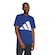 Camiseta Masculina adidas Manga Curta Big Logo AZUL/BRANCO