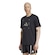 Camiseta Masculina adidas Manga Curta Logo Gráfica PRETO