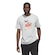 Camiseta Masculina adidas Manga Curta Gráfica CINZA CLARO
