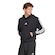 Blusa de Moletom Masculina adidas com Capuz Essentials 3 Stripes BRANCO/PRETO