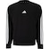Blusa de Moletom Masculina adidas Essentials 3 Listras BRANCO/PRETO