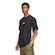 Camiseta Masculina adidas Manga Curta 3 Stripes PRETO/BRANCO