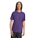 Camiseta Masculina adidas Manga Curta 3 Stripes ROXO/PRETO