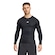 Camiseta Masculina adidas Manga Longa Techfit PRETO