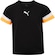Camiseta Infantil Puma Manga Curta Individualrise Jersey PRETO/LARANJA