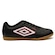 Chuteira Futsal Umbro Class Footballer Adulto PRETO/BRANCO