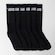 Kit de Meias Vans Cano Alto Classic Crew 3 pares PRETO