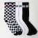 Kit de Meias Vans Cano Alto Classic Crew 3 pares PRETO