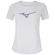 Camiseta Feminina Mizuno Manga Curta Focus Stamp BRANCO