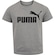 Camiseta Puma Ess No.1 Logo Infantil CINZA/PRETO