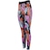 Calça Farm Legging Banana Flora Cós Médio Feminina AZUL ESC/ROSA
