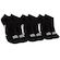Kit de Meias Puma Sapatilha Esportiva 3 Pares Tamanho 34 ao 39 Adulto PRETO