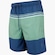 Bermuda Oxer Swim Estampado Longo Masculina AZUL ESC/VERDE