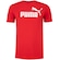 Camiseta Masculina Puma Manga Curta Essentials N01 Logo Tee VERMELHO