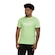 Camiseta Masculina Puma Manga Curta Essentials Logo Tee VERDE/BRANCO