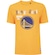 Camiseta do Golden State Warriors NBA Masculina Collage N0107 AMARELO
