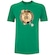 Camiseta do Boston Celtics NBA Masculina Manga Curta Wood Court VERDE