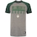 Camiseta do Milwaukee Bucks Masculina NBA Manga Raglan N5595 CINZA