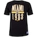 Camiseta do Miami Heat NBA Manga Curta Date Team NB981 PRETO