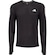 Camiseta Masculina adidas Manga Longa OWN The Run Base PRETO