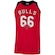 Camiseta Regata do Chicago Bulls NBA Masculina Banksh N1099 VERMELHO