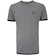 Camiseta NBA Masculina Manga Curta Rubber N0134 CINZA MESCLA