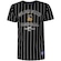 Camiseta do Golden State Warriors NBA Masculina White Stripes NB023 PRETO