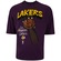 Camiseta do Los Angeles Lakers NBA Masculina Rag Hot Hand NB463 ROXO