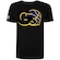 Camiseta do Golden State Warriors NBA Masculina Floco NB821 PRETO