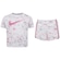 Conjunto Infantil Nike Color Block Girls Camiseta + Short ROSA