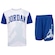 Conjunto Infantil Nike Jordan 1984 Jumpman Camiseta + Bermuda BRANCO