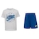 Conjunto Infantil Nike On The Move Camiseta + Bermuda BRANCO