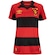 Camisa do Sport Club do Recife I 25 Umbro Feminina Torcedor VERMELHO/PRETO