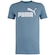 Camiseta Puma Essential Masculina AZUL/AZUL CLARO