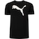 Camiseta Masculina Puma Manga Curta ESS Logo Poly PRETO
