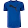Camiseta Masculina Puma Manga Curta ESS Logo Poly AZUL