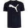 Camiseta Masculina Puma Manga Curta ESS Logo Poly AZUL ESCURO