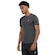 Camiseta ASICS Mesh Respirável Masculina CINZA ESCURO