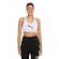 Top Fitness sem Bojo Puma Média Sustentação 4Keeps Adulto BRANCO/PRETO