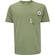 Camiseta Masculina HD Manga Curta Bolso Jungle 9548A VERDE