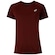 Camiseta ASICS Basic Logo Antiodor Feminina VINHO