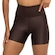 Bermuda Oxer Rib Shine Feminina MARROM