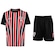 Kit de Uniforme do São Paulo Infantil Dry PRETO/VERMELHO