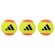 Bola de Beach Tennis Adidas Aditour 3 unidades AMARELO/LARANJA